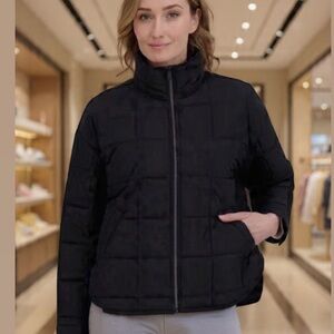Roxy Quilted Jacket Womens XXL Black- NWT Lightweight Insulated Winter